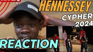 HENNESSY CYPHER 2024 REACTION [upl. by Laro]