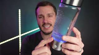 Rechargeable Hydrogen Water Bottle Review hydrogenwater hydrogenwaterbottle [upl. by Ahsinoj]