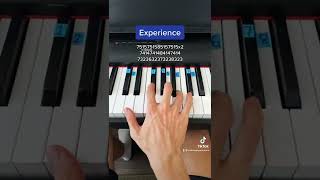 Experience  Ludovico Einaudi easy piano tutorial [upl. by Meagan79]