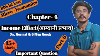 Income Effect आम्दानी प्रभाव  Income effect on normal goods amp inferior goodsconsumer behaviour [upl. by Inattyrb310]