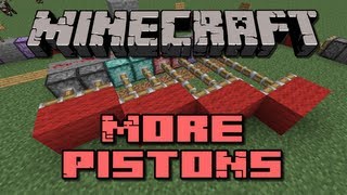 Minecraft Mods  More Pistons [upl. by Einimod]