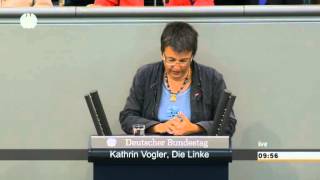 Kathrin Vogler DIE LINKE Koalition von CDUCSU und SPD versagt bei Pflegereform [upl. by Anerat]