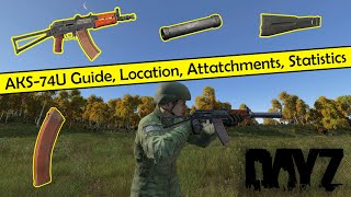 Dayz AKS74U Guide Location Attatchments Statistics WeaponWednesday [upl. by Nikral]