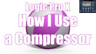 Compressor Threshold Demonstration in Logic Pro X [upl. by Heddie635]