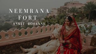 Ankit Rosanne  Best Destination Wedding Venue Neemrana Fort Palace  Sparsh Gupta Photography [upl. by Fari]