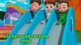 playground song nursery rhymespark song newplayground song lyricskids playground songcartoon [upl. by Holihs]