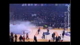 Crvena zvezda  Partizan 4343 prekid [upl. by Eened]