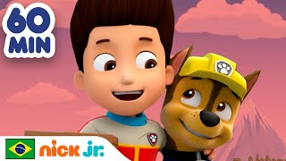 Patrulha Canina  1 hora das melhores aventuras de Chase e Ryder  Nick Jr em Português [upl. by Leizo73]