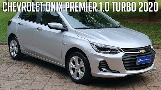 Avaliação Novo Chevrolet Onix Premier 10 Turbo 2020 [upl. by Peursem]