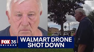 Florida man arrested after shooting destroying Walmart delivery drone deputies say [upl. by Brunella]