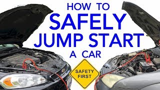 How To Safely Jump Start A Vehicle With A Dead Battery amp The Correct Way To Hook Up Jumper Cables [upl. by Neddy397]