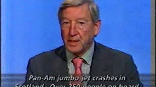 ITN Newsflash  Lockerbie Disaster 1988 [upl. by Bein696]