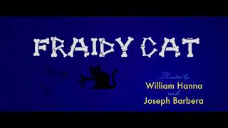 Tom And Jerry  Fraidy Cat 1942 1955 Titles Sequence CinemaScope [upl. by Atnwahs]