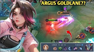 Setelah Freya Goldlane Sekarang Giliran Argus Goldlane Kena Bantai Ixia  Mobile Legends [upl. by Ortrud]