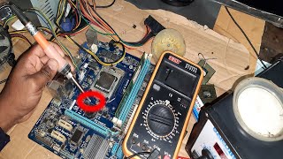 GIGABYTE GAH61MDS2 Power Problem Repair By Tanvir Computer amp Scientist [upl. by Ramyar134]