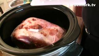 Slow Cooker Pork Shoulder with Beans Cassoulet Recipe  GardenFork [upl. by Broddy]