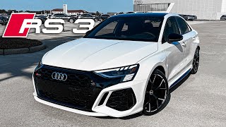 2023 Audi RS3 Walkaround Review  Exhaust Sound amp Launch [upl. by Kidder]