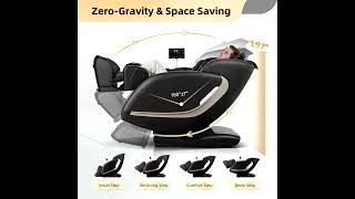 Review EASPEARL Relaxing Massage Chair 2024 4D Full Body Zero Gravity SL Track Shiatsu Stretch [upl. by Gussy651]