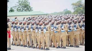 Today we officiating at the PassOut Parade at Zambia Police Training College in Lilayi [upl. by Lanna23]