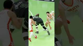 Edward crazy crossover plus eurostep combo is INSANE nba shorts [upl. by Adnwahsar]