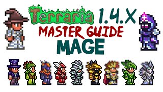 Best Terraria 14x Mage Guide Master Mode Mage Loadout Guide 140 to 143144 [upl. by Llezniuq]