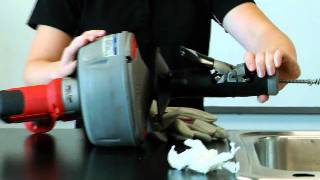 How To Use RIDGID® K45 Drain Cleaning Machine [upl. by Inoy867]