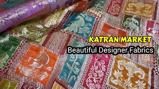 BEAUTIFUL DESIGNER FABRICSALL INDIA DELIVERY AVAILABLE KATRAN MARKET MANGOLPURI [upl. by Mezoff]