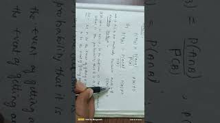 PTSP TOPIC Conditional probability 22011A0415 [upl. by Nednil135]