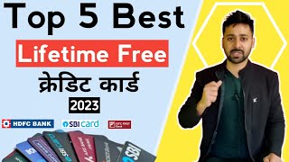 Top 5 best Lifetime free Credit Card 2023  5 Best लाइफटाइम फ्री क्रेडिट कार्ड [upl. by Acnaiv64]