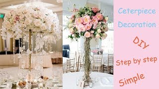 Floral Centerpiece  Wedding Decoration  Candelabra Creation series 4 [upl. by Amlev]