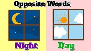 Opposite words in English  opposite words for preschoolers  Educational video  Antonym for kids [upl. by Iegres311]