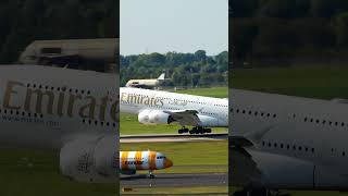 Emirates Airbus A380 Takeoff from Düsseldorf Airport  Epic Departure ✈️🚀 [upl. by Madra]