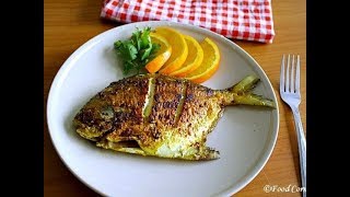 MALVANI Pomfret Paplet Fry Recipe  20 Minute Recipe [upl. by Siubhan412]