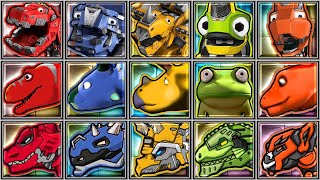 Dino Trux  Dinosaur Train  Dino Robot Corps  TRexEuoploTriceraGiganotoApatoZigongoPalaeobat [upl. by Eckblad224]