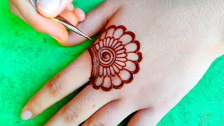 Latest amp Beautiful Back Hand Mehndi Design  Easy amp Trendy Mehndi Design [upl. by Gabriello]