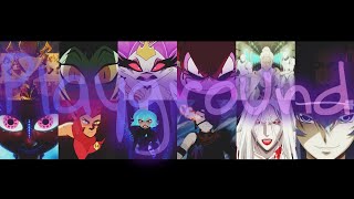 Female Villainesses Multifandom  Playground  Bea Miller AMV [upl. by Ahsinom]