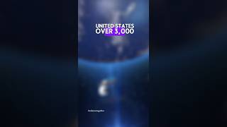 satellite Numbers In orbit knowledge space astrophysics shorts [upl. by Jacintha]