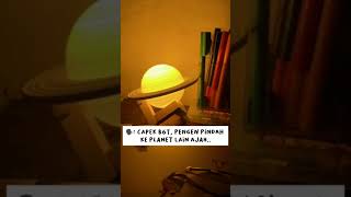 LAMPU TIDUR AESTHETIC PLANET SATURNUS SHOPEEAFFILIATEPROGRAM [upl. by Alfonzo]