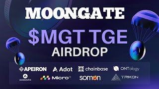 Moongate Airdrop TGE  Listing  Moongate Airdrop Full guidecrypto freeairdrop [upl. by Razaile]