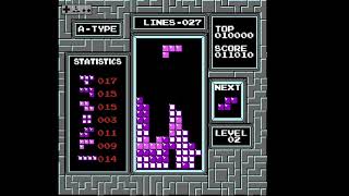 NES Tetris Gameplay cuz im bored [upl. by Vasquez]