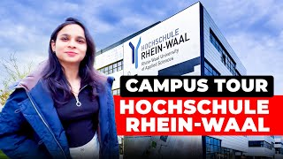 CAMPUS TOUR  Hochschule RheinWaal RhineWaal University of Applied Sciences [upl. by Litnahs]