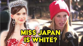 Latina Reacts to White woman winning Miss Japan [upl. by Yrehc407]