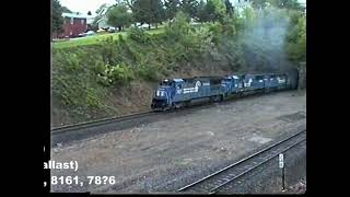 Conrail Gallitzin Tunnels May 24 1992 [upl. by Ataymik]