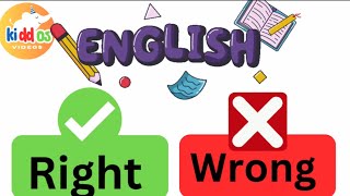 Guess the Right Spelling  English Vocabulary for kids  Spell the words [upl. by Sonya859]