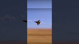 F15C evading of Fox3 MissilesHigh speed with heavy Maneuverairforce aviation military army f15 [upl. by Naharba]