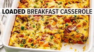 BEST BREAKFAST CASSEROLE  easy breakfast casserole with sausage sweet potato and more [upl. by Harold282]