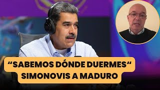 quotSABEMOS DÓNDE DUERMESquot Simonovis a Maduro  La Última con Carla Angola [upl. by Ettenajna446]