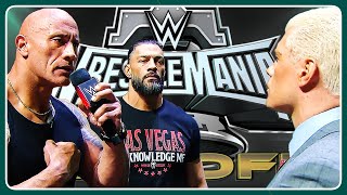 CODY RHODES elige a ROMAN REIGNS😱 WrestleMania 40 Kickoff Conferencia de Prensa  Resumen [upl. by Sweeney]