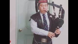 Scotland the brave on bagpipes 백파이프 [upl. by Roldan]