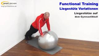 Functional Training Liegestütze Variationen [upl. by Ieluuk743]